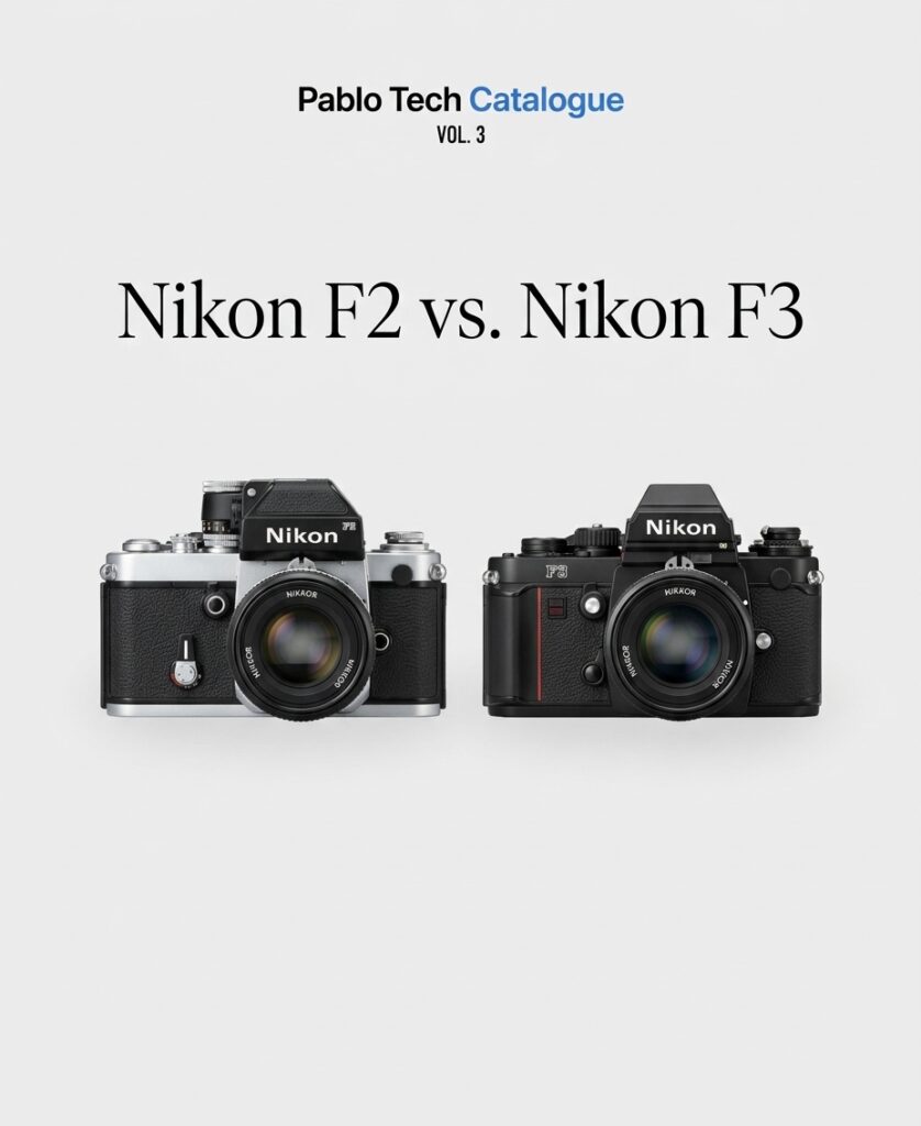 Imagen donde compara dos cámaras nikon